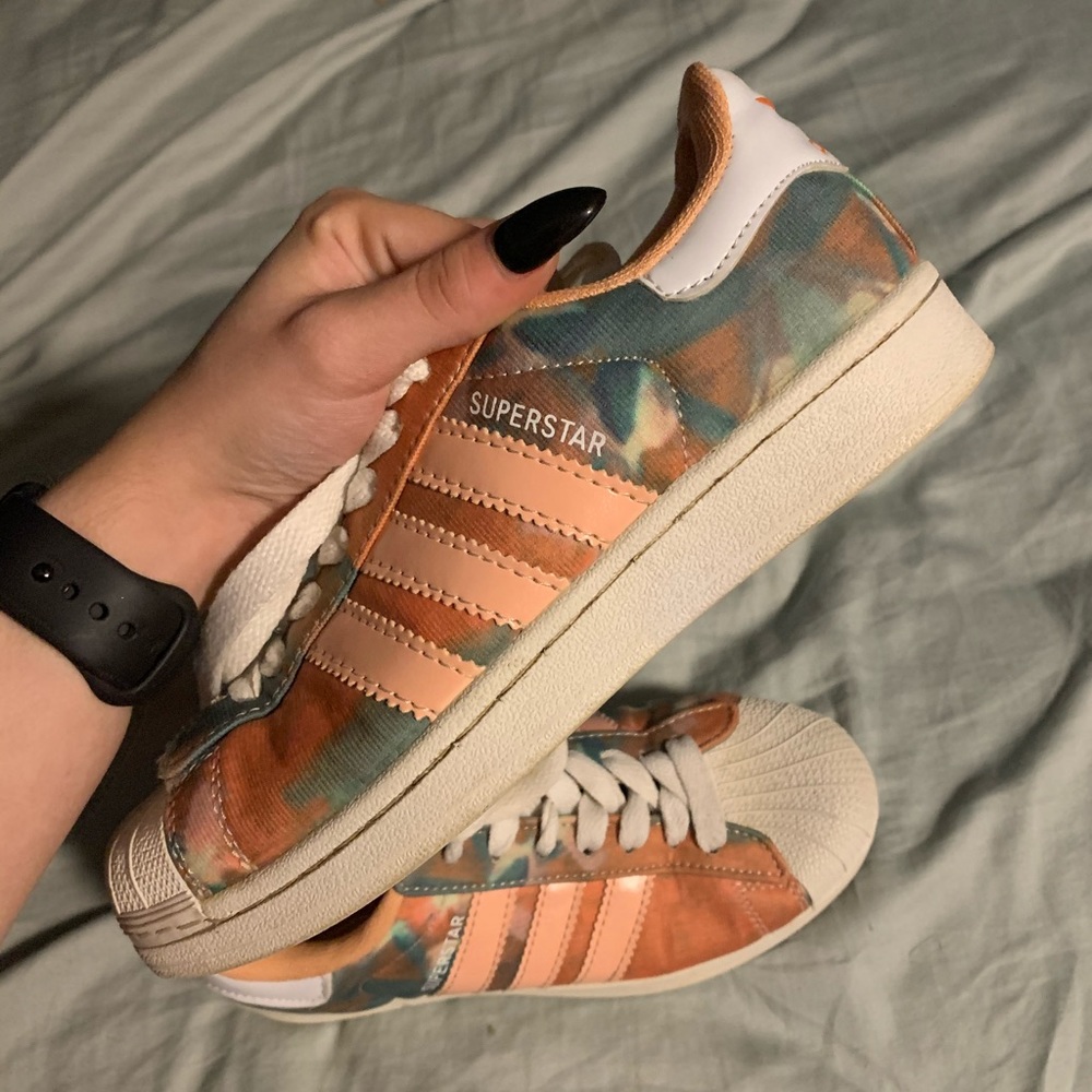 Limited edition Adidas watercolor pastel Allstars